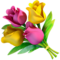 Bouquet emoji on Apple